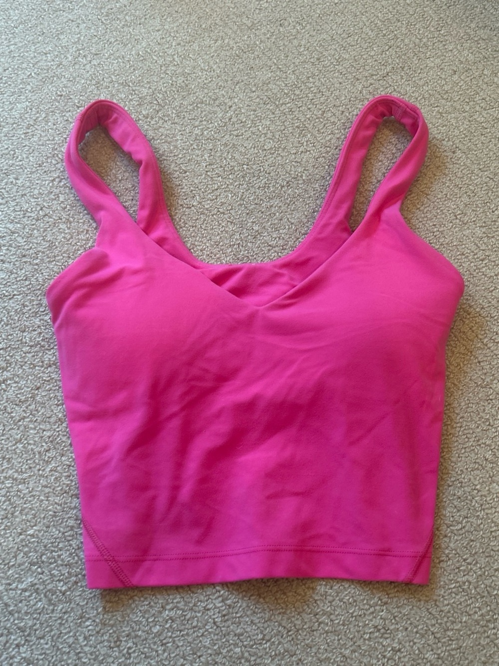Lululemon Pink Align Cropped Tank